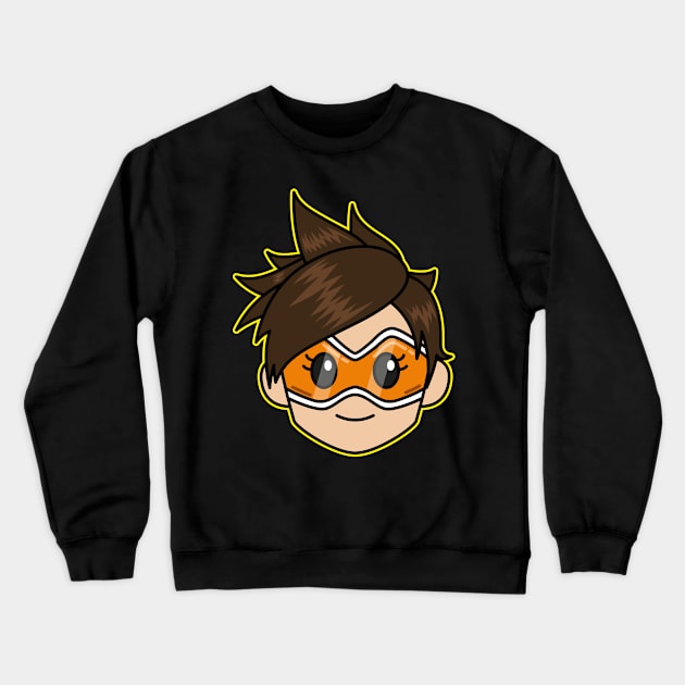 Tracer Crewneck Sweatshirt by Chibi Pops